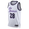 Män Los Angeles Lakers Tröja Rui Hachimura 28 Nike 2022-23 City Edition Vit Swingman